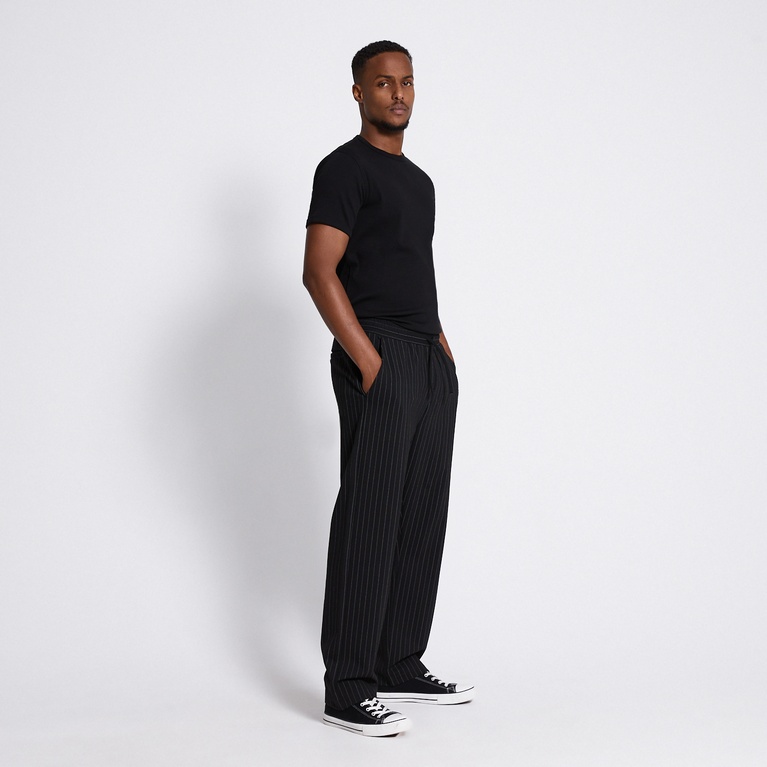 Drawstring pants "Theoz stripe"